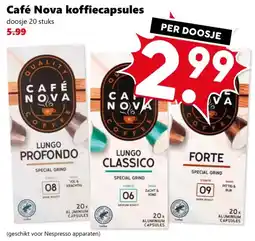 Coop Café Nova koffiecapsules aanbieding