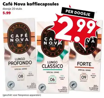 Café Nova koffiecapsules