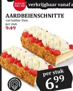 Coop AARDBEIENSCHNITTE aanbieding