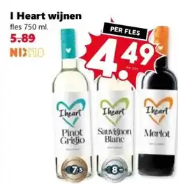 Coop I Heart wijnen aanbieding