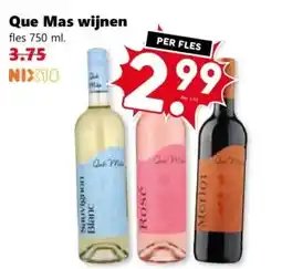 Coop Que Mas wijnen aanbieding