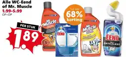 Coop Alle WC-Eend of Mr. Muscle aanbieding