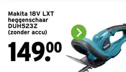 GAMMA Makita 18V LXT heggenschaar DUH523Z aanbieding