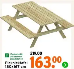 GAMMA Picknicktafel aanbieding