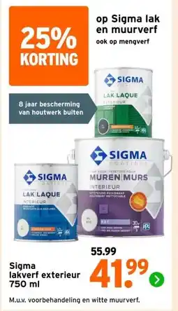 GAMMA Sigma lakverf exterieur aanbieding