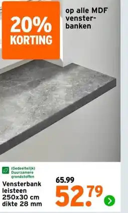 GAMMA Vensterbank leisteen aanbieding