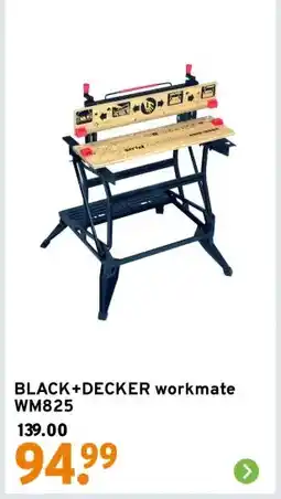 GAMMA BLACK+DECKER workmate WM825 aanbieding