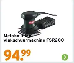 GAMMA Metabo Intec vlakschuurmachine FSR200 aanbieding