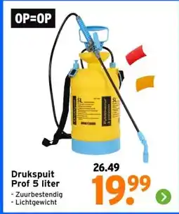 GAMMA Drukspuit Prof 5 liter aanbieding