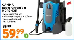 GAMMA GAMMA hogedrukreiniger HDR3-135 aanbieding