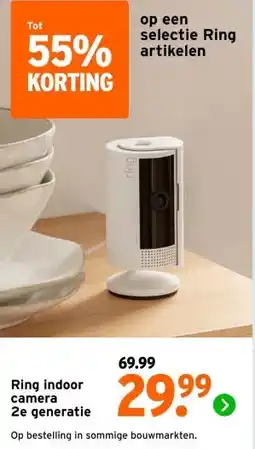 GAMMA Ring indoor camera aanbieding