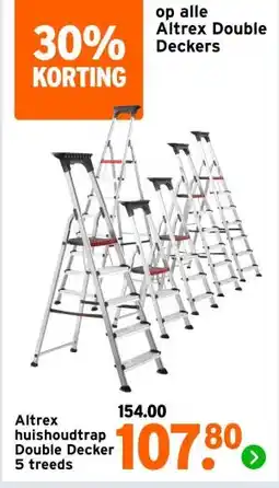 GAMMA Altrex huishoudtrap Double Decker aanbieding