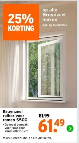 GAMMA Bruynzeel rolhor voor ramen S500 aanbieding