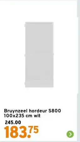 GAMMA Bruynzeel hordeur S800 100x235 cm wit aanbieding