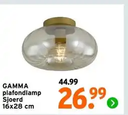 GAMMA GAMMA plafondlamp Sjoerd aanbieding