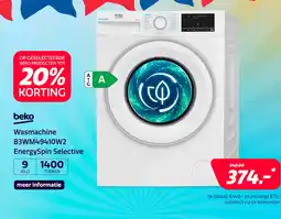 Electroworld Beko B3WM49410W2 EnergySpin Selective aanbieding