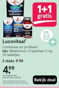 Etos Lucovitaal aanbieding