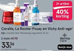 Etos CeraVe, La Roche-Posay en Vichy Anti-age¹ aanbieding