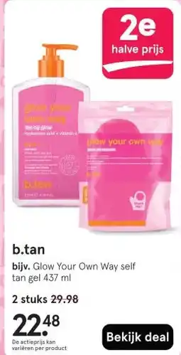 Etos b.tan aanbieding