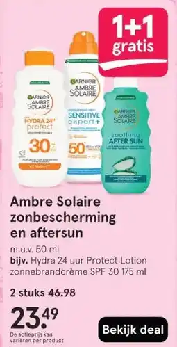 Etos Ambre Solaire zonbescherming en aftersun aanbieding