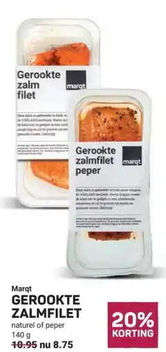 Ekoplaza GEROOKTE ZALMFILET aanbieding