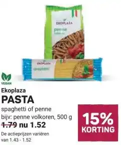 Ekoplaza PASTA aanbieding