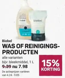 Ekoplaza WAS OF REINIGINGS- PRODUCTEN aanbieding