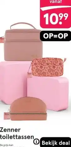 Etos Zenner toilettassen aanbieding