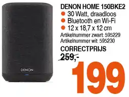 Correct DENON HOME 150BKE2 aanbieding