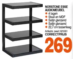 Correct NORSTONE ESSE AUDIOMEUBEL aanbieding