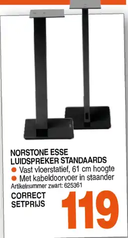 Correct NORSTONE ESSE LUIDSPREKER STANDAARDS aanbieding