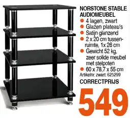 Correct NORSTONE STABLE AUDIOMEUBEL aanbieding