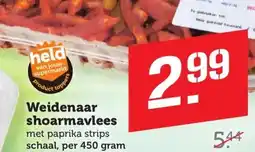 Coop Weidenaar shoarmavlees aanbieding