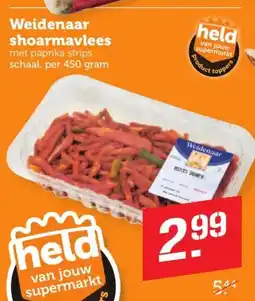 Coop Weidenaar shoarmavlees aanbieding
