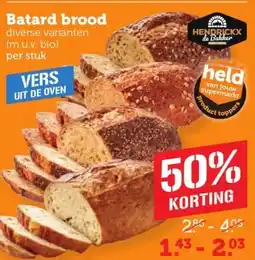 Coop Batard brood aanbieding