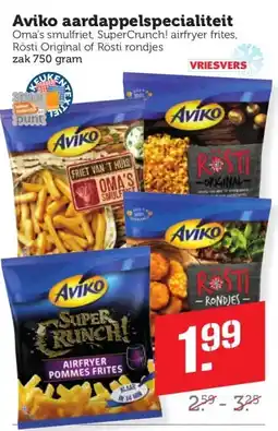 Coop Aviko aardappelspecialiteit aanbieding