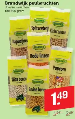 Coop Brandwijk peulvruchten aanbieding