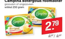 Coop Campina Botergoud roomboter aanbieding