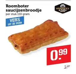 Coop Roomboter saucijzenbroodje aanbieding