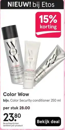 Etos Color Wow aanbieding