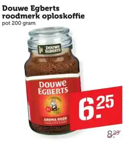 Coop Douwe Egberts roodmerk oploskoffie aanbieding