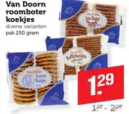 Coop Van Doorn roomboter koekjes aanbieding