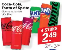 Coop Coca-Cola, Fanta of Sprite aanbieding