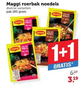 Coop Maggi roerbak noedels aanbieding