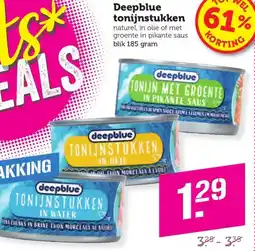 Coop Deepblue tonijnstukken aanbieding