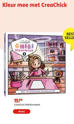 Bruna CreaChick Chibikleurboek aanbieding