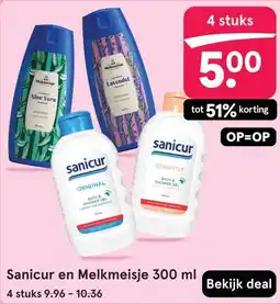 Etos Sanicur en Melkmeisje 300 ml aanbieding