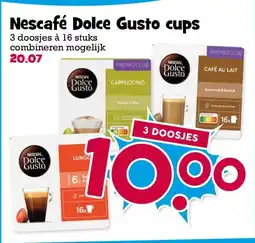 Boon`s Markt Nescafé Dolce Gusto cups aanbieding