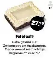Boon`s Markt Fototaart aanbieding