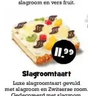 Boon`s Markt Slagroomtaart aanbieding